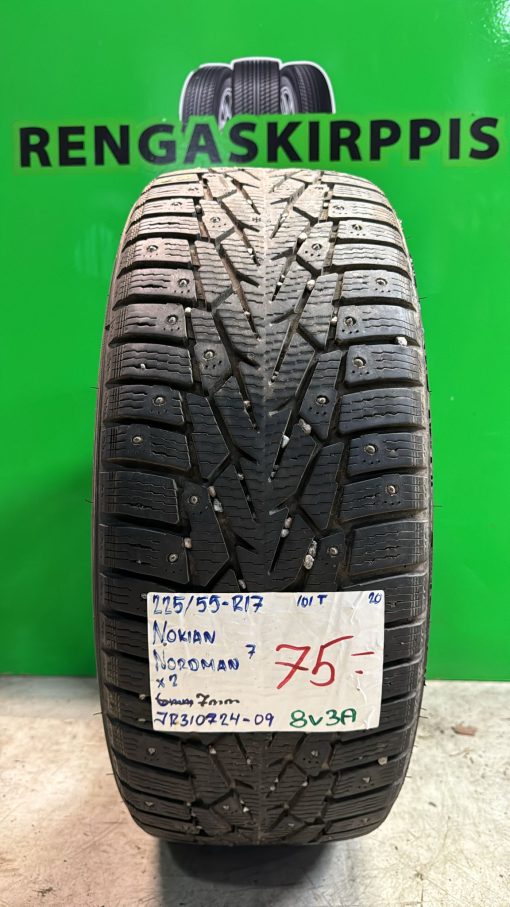 225/55R17 Nokian Nordman 7 101T nasta 7mm / 8V3A