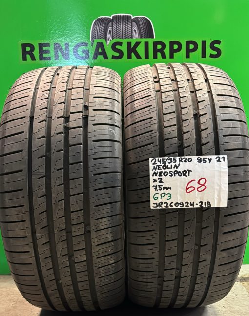 245/35R20 Neolin NeoSport 95Y kesä 7,5mm / 6P3