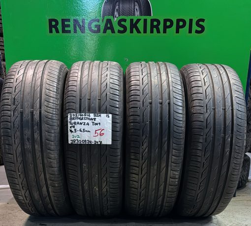 205/60R16 Bridgestone Turanza T001 92H kesä 5-6,5mm / 2V2