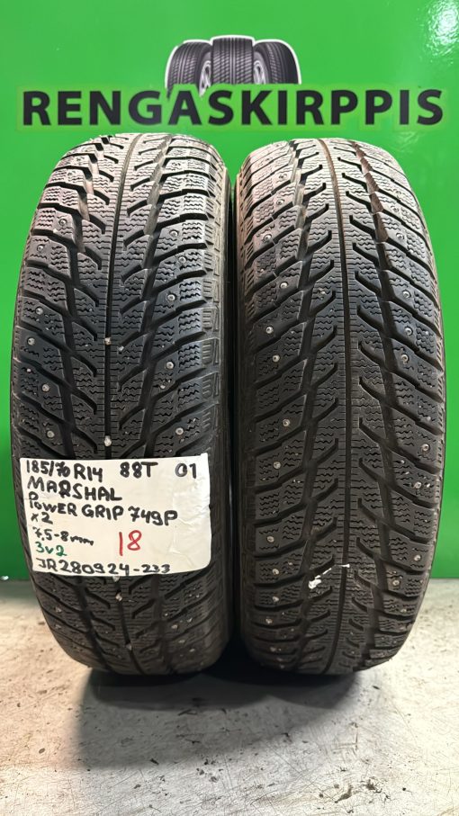 185/70R14 Marshal PowerGrip 749P 88T nasta 7,5-8mm / 3V2