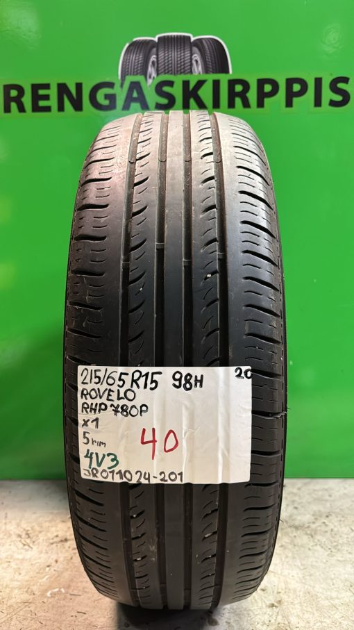 215/65R15 Rovelo RHP 780P 98H kesä 5mm / 3P11-1