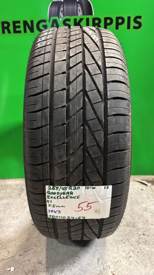 255/45R20 GoodYear Excellence 101W kesä 7,5mm / 10V3