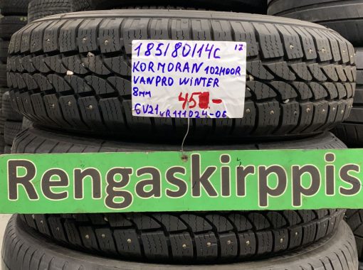 185/80R14C Kormoran VanPro Winter 102/100R nasta 8mm / 6V21