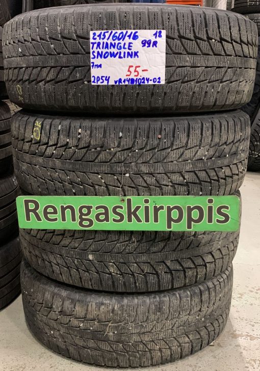 215/60R16 Triangle Snowlink 99R kitka 7mm / 2P54