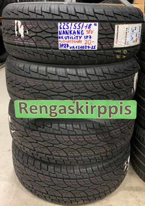 225/55R18 Nankang NK Utility SP7 98V kesä ajamattomat / 3P27