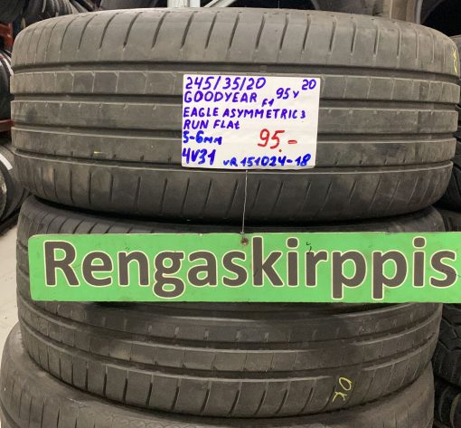245/35R20 GoodYear Eagle Asymmetric 3 95Y kesä 5-6mm / 4V31