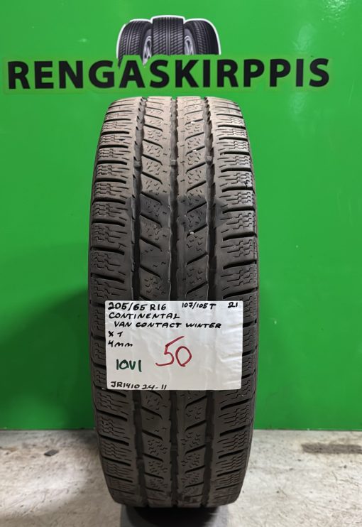 205/65R16 Continental VanContact Winter 107/105T kitka 4mm / 10V1