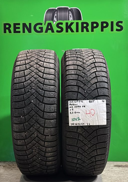 195/65R15 Pirelli Ice Zero FR 95T kitka 5,5-6mm / 10V2