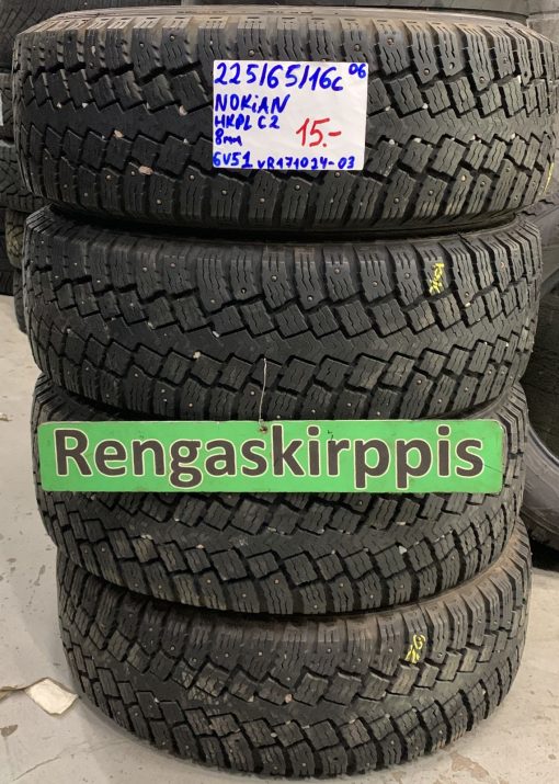 225/65R16C Nokian HKPL C2 nasta 8mm / 6V51