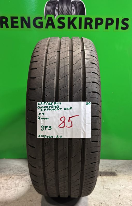 225/55R17 GoodYear EfficientGrip kesä 7mm / 2V2-1