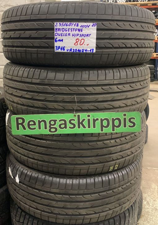 235/60R18 Bridgestone Dueler H/P Sport 103V kesä 6mm / 3P16