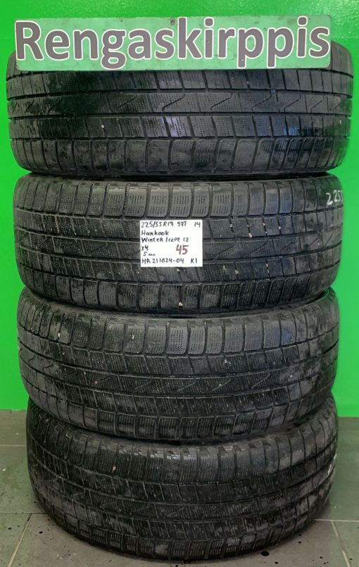 225/55R17 Hankook Winter ICept IZ 97T kitka 5mm / K1