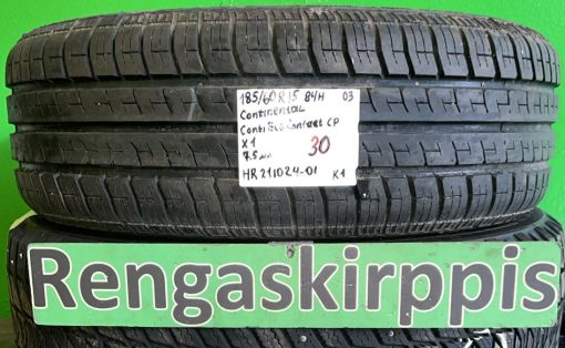185/60R15 Continental ContiEcoContact CP 84H kesä 7,5mm / K1