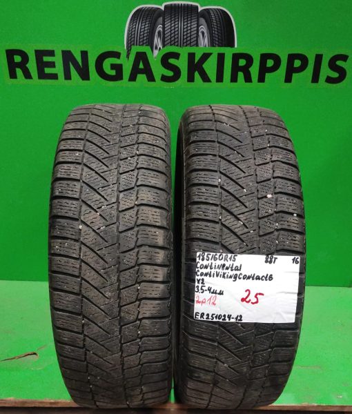 185/60R15 Continental ContiVikingContact 6 88T kitka 3,5-4mm / K4