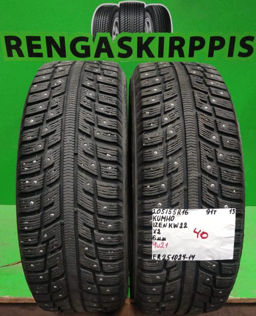 205/55R16 Kumho IZen KW22 91T nasta 6mm / 4V21