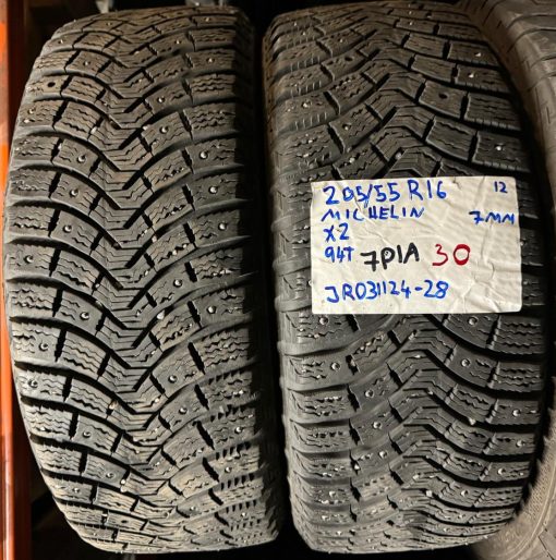 205/55R16 Michelin 94T nasta 7mm / 7P1A