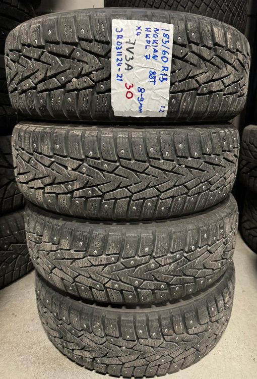 185/60R15 Nokian HKPL 7 88T nasta 8-9mm / 7V3A