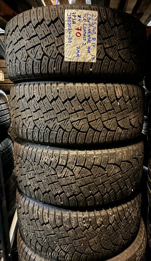 225/45R17 Continental IceContact 2 nasta 7mm / 7P3A