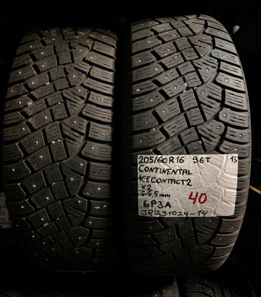 205/60R16 Continental IceContact 2 96T nasta 5-5,5mm / 3V24