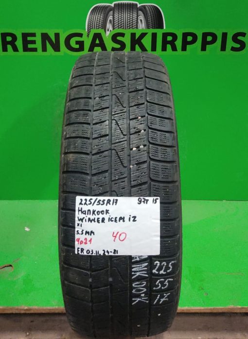 225/55R17 Hankook Winter ICept IZ 97T kitka 5,5mm / 4P21