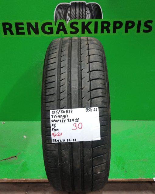 215/50R17 Triangle Sportex TSH 11 95Y kesä 5mm / 4P21
