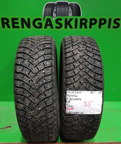 175/65R14 Michelin X-Ice North 86T nasta 7mm / 2P11