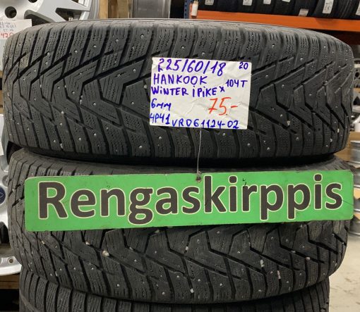 225/60R18 Hankook Winter IPike X 104T nasta 6mm / 4P41