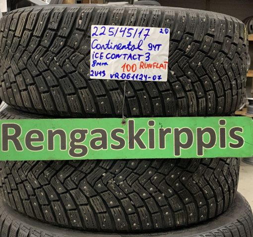 225/45R17 Continental IceContact 3 Runflat 94T nasta 8mm / 2V13