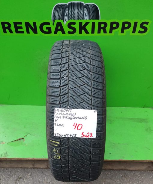 215/60R17 Continental ContiVikingContact 6 kitka 4,5mm / 5V22