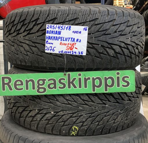 245/45R18 Nokian HKPL R2 Runflat 100R kitka 8mm / 2V76