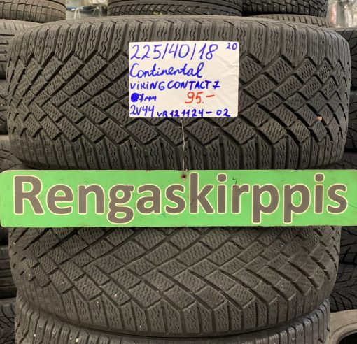 225/40R18 Continental VikingContact 7 kitka 7mm / 2V44