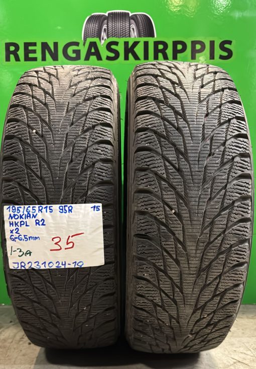 195/65R15 Nokian HKPL R2 95R kitka 6-6,5mm / 1-3A