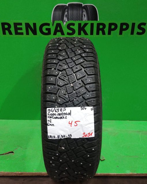 195/65R15 Continental IceContact 2 95T nasta 6mm / 3P31