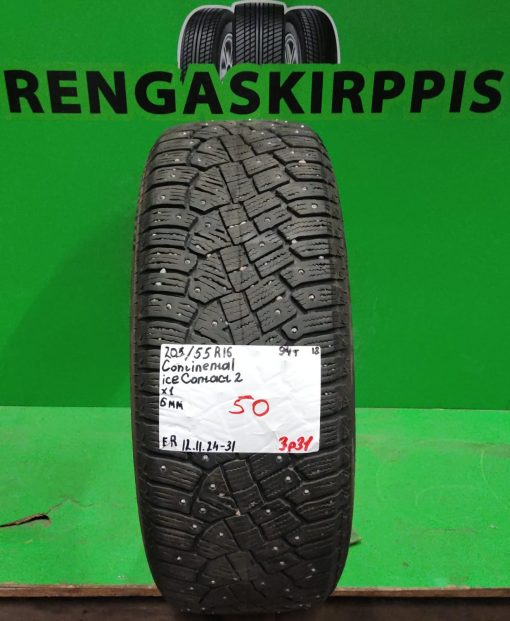 205/55R16 Continental IceContact 2 94T nasta 6mm / 3P31