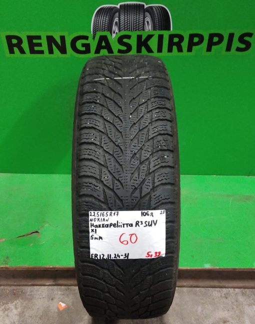 225/65R17 Nokian HKPL R3 Suv 106R kitka 5mm / 5V32