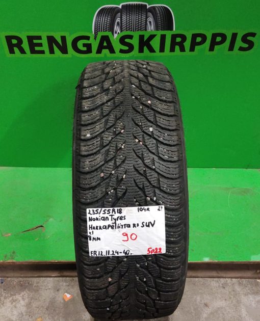 235/55R18 Nokian Tyres HKPL R3 Suv 104R kitka 8mm / 5P22
