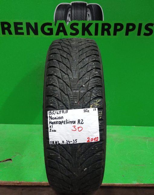 195/65R15 Nokian HKPL R2 95R kitka 5mm / 2P12