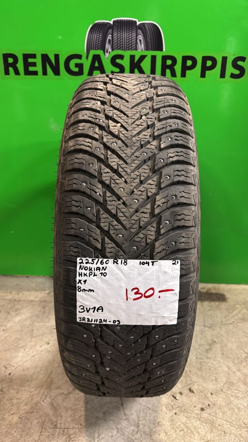 225/60R18 Nokian HKPL 10 104T nasta 8mm / 3V1A
