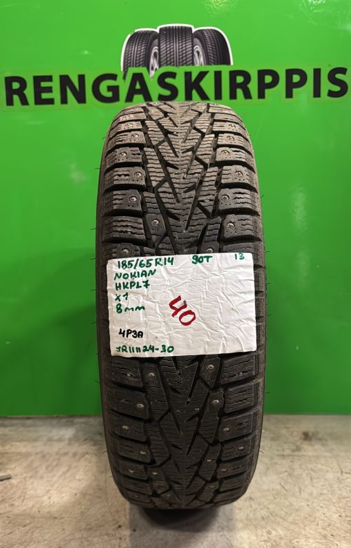185/65R14 Nokian HKPL 7 90T nasta 8mm / 4P3A