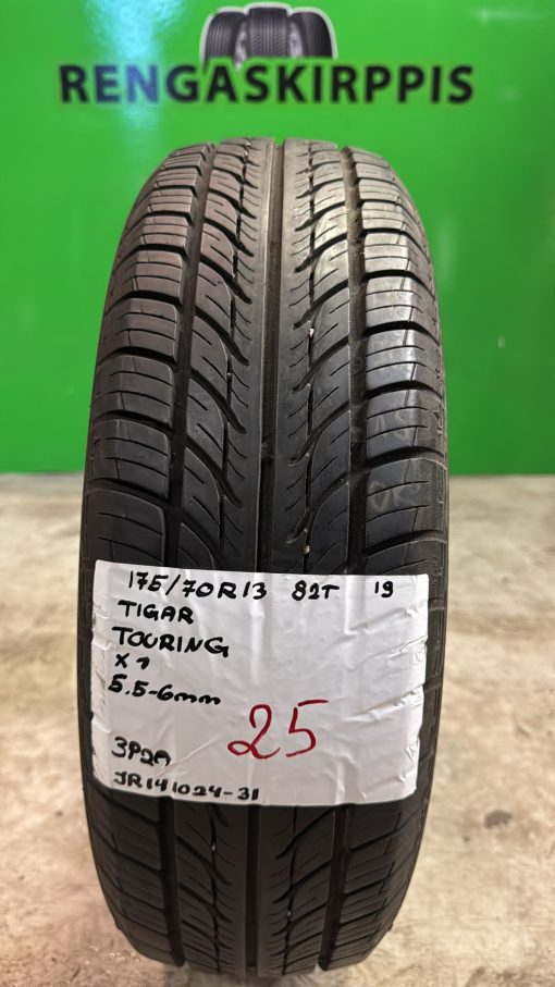 175/70R13 Tigar Touring 82T kesä 5,5-6mm / 3P2A
