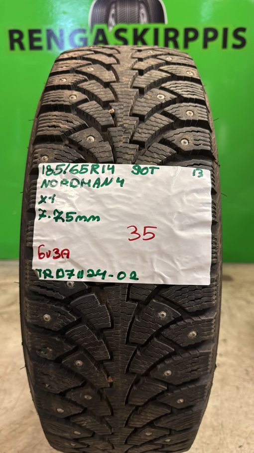 185/65R14 Nordman 4 90T nasta 7-7,5mm / 6V3A