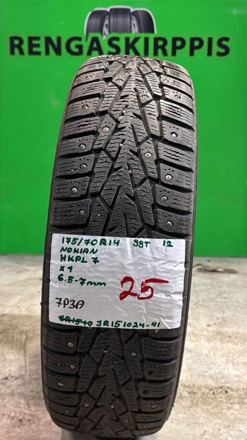 175/70R14 Nokian HKPL 7 88T nasta 6,5-7mm / 7P3A