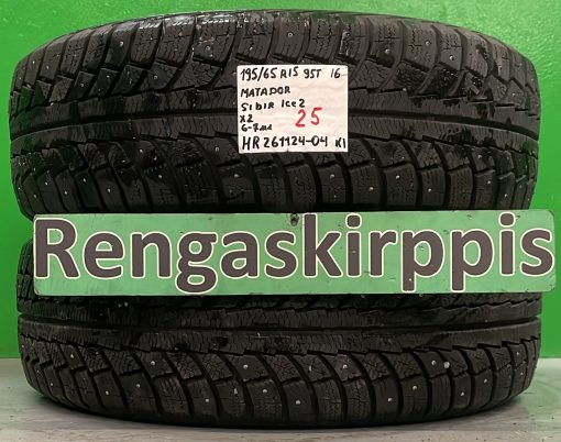195/65R15 Matador Sibir Ice 2 95T nasta 6-7mm / K1
