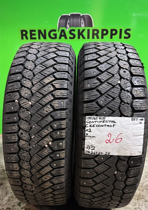 195/65R15 Continental ContiIceContact 95T nasta 7mm / 7P2