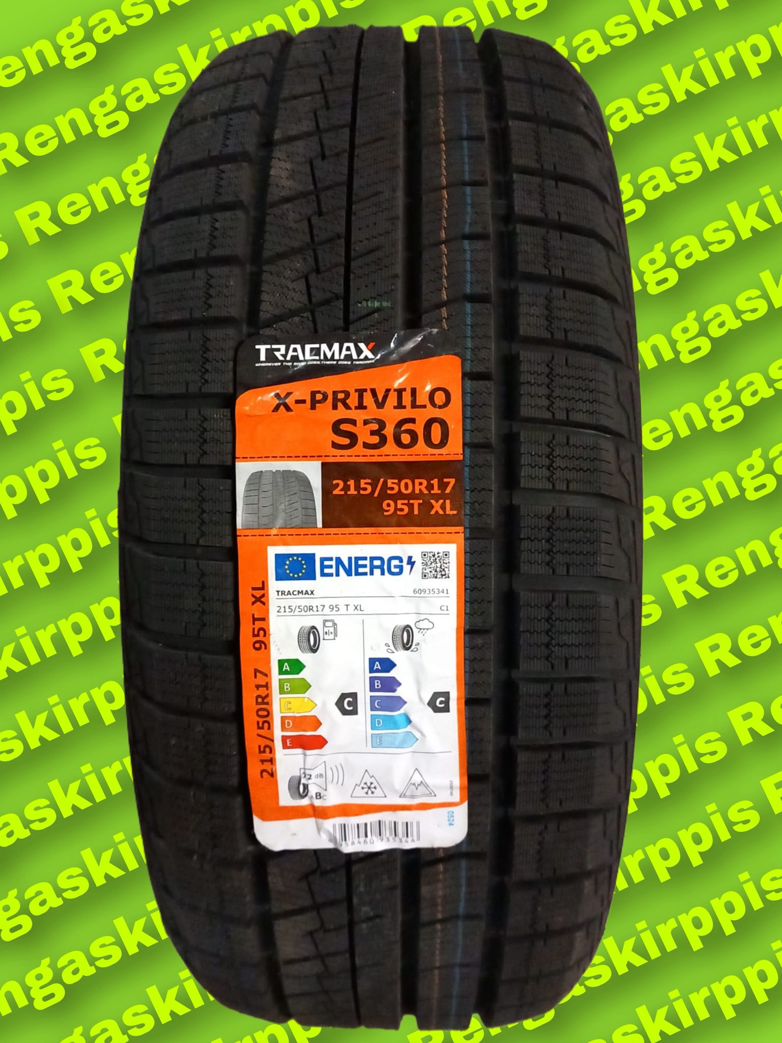 215/50R17 Tracmax X-privilo S360 95T XL C, C 72dB/ kitka