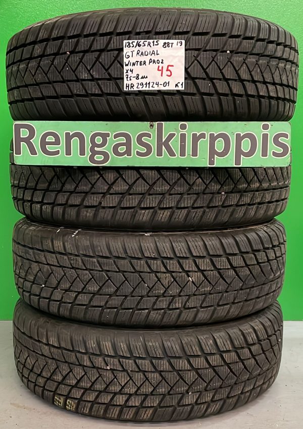 185/65R15 GT Radial Winter Pro 2 88T kitka 7,5-8mm / K1