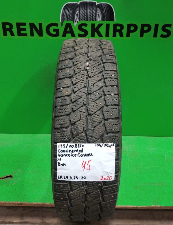 195/70R15C Continental VancoIceContact 104/102R nasta 8mm / 2V20