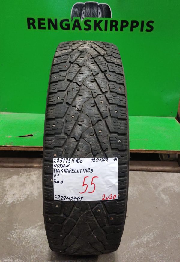 225/75R16C Nokian HKPL C3 121/120R nasta 6mm / 2V20