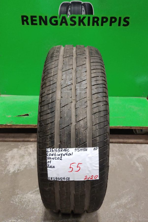 235/65R16C Continental Vanco 2 115/113R kesä 8mm / 2V20