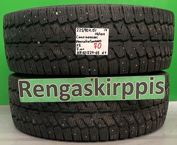 225/70R15C Continental VancoIceContact 112/110R nasta 7mm / K1